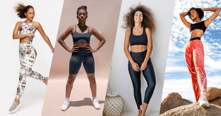 What is activewear - women wearing different activewear.